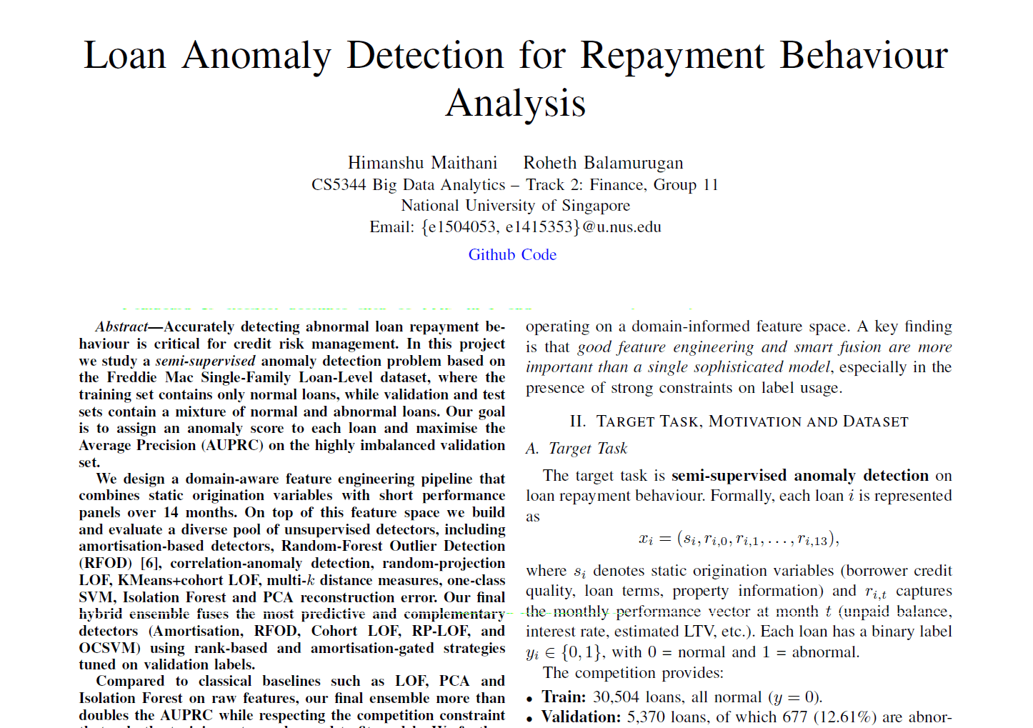 Loan Anomaly Detector